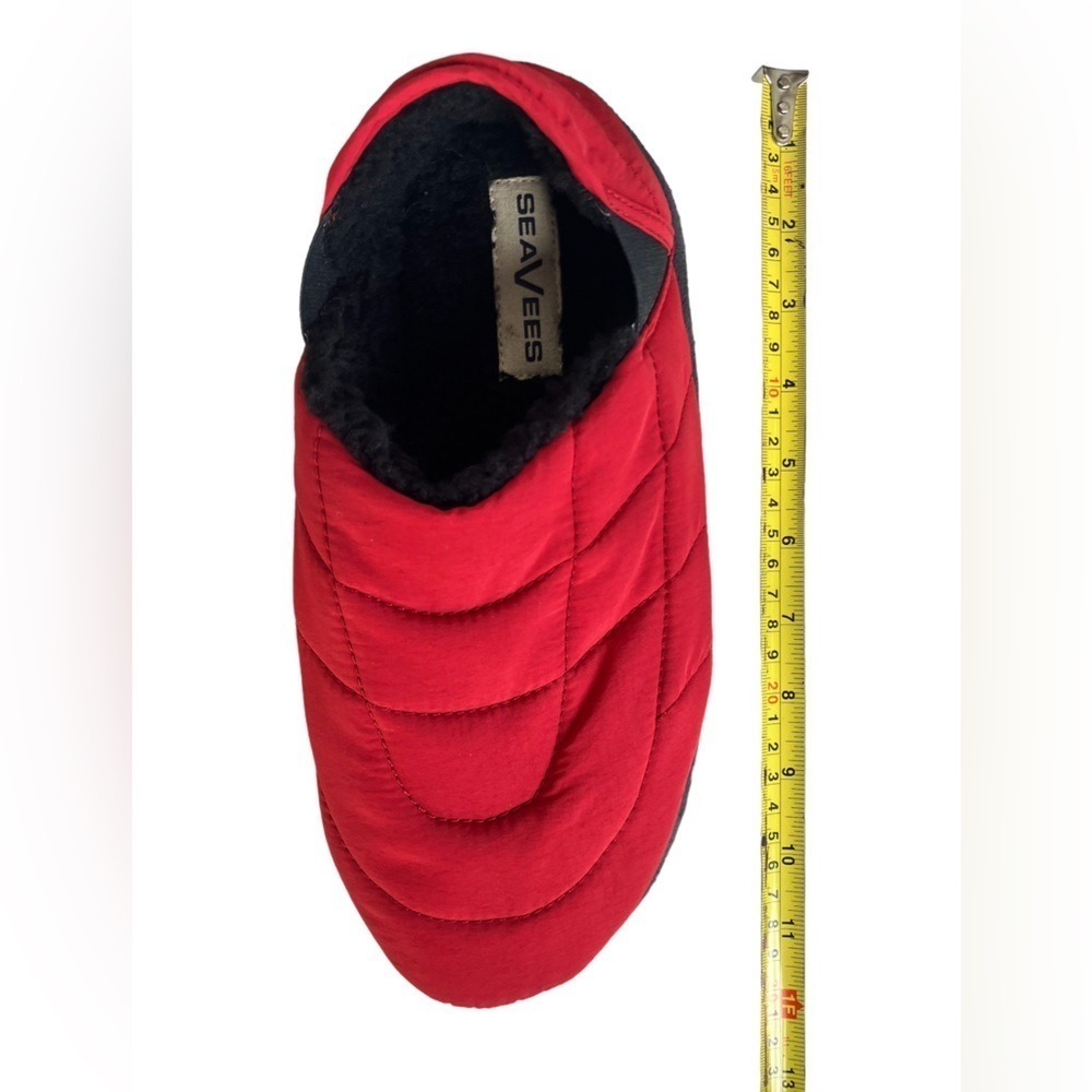 SeaVees Apres Puff Slip On Red Size 11 - Picture 3 of 8